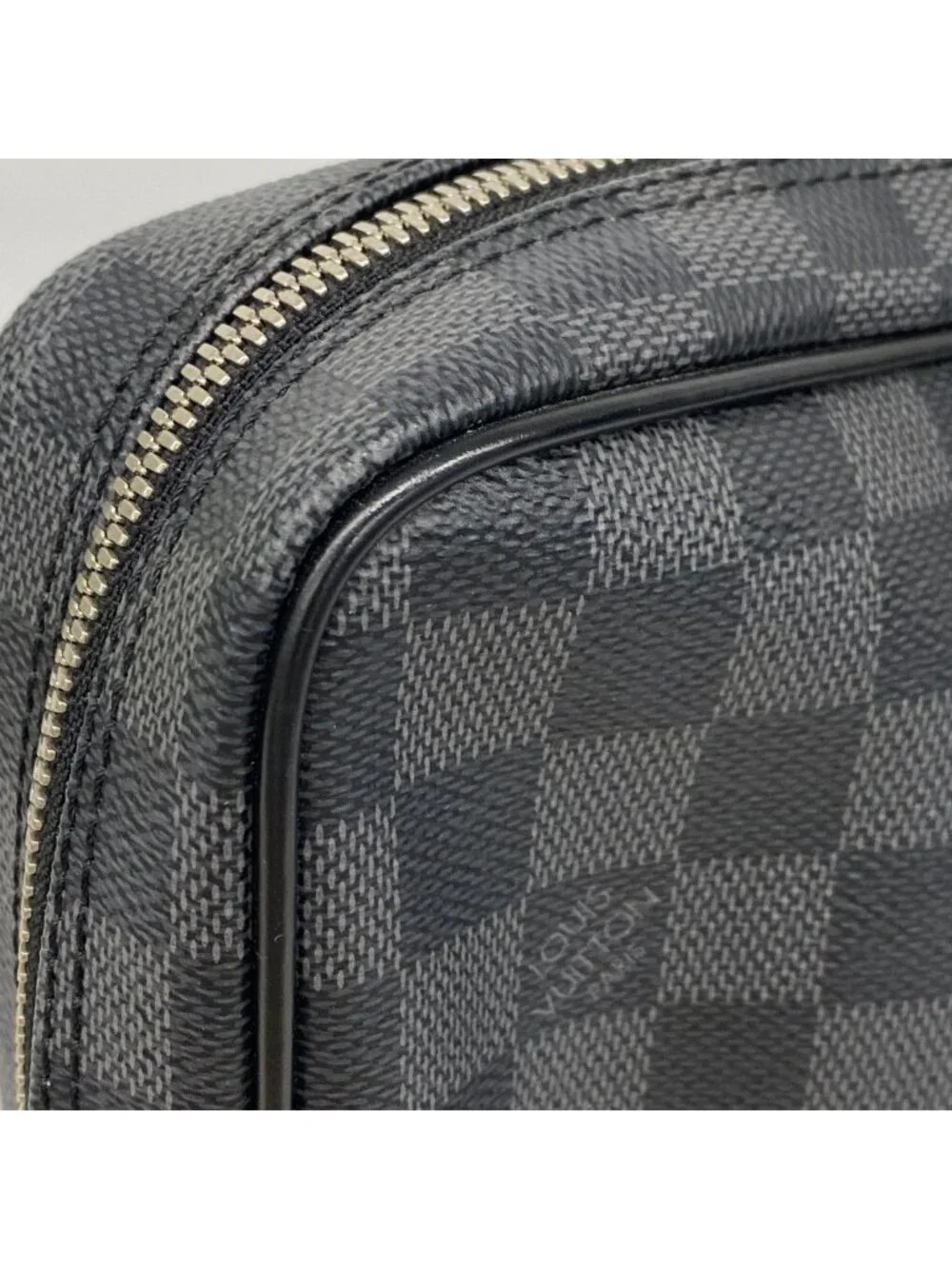 Louis Vuitton Business Bag Damier Graphite Porte Documents Voyage Black